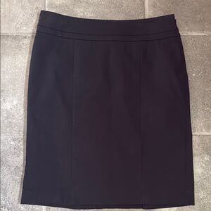LOFT Gray Mini Pencil Skirt for Work